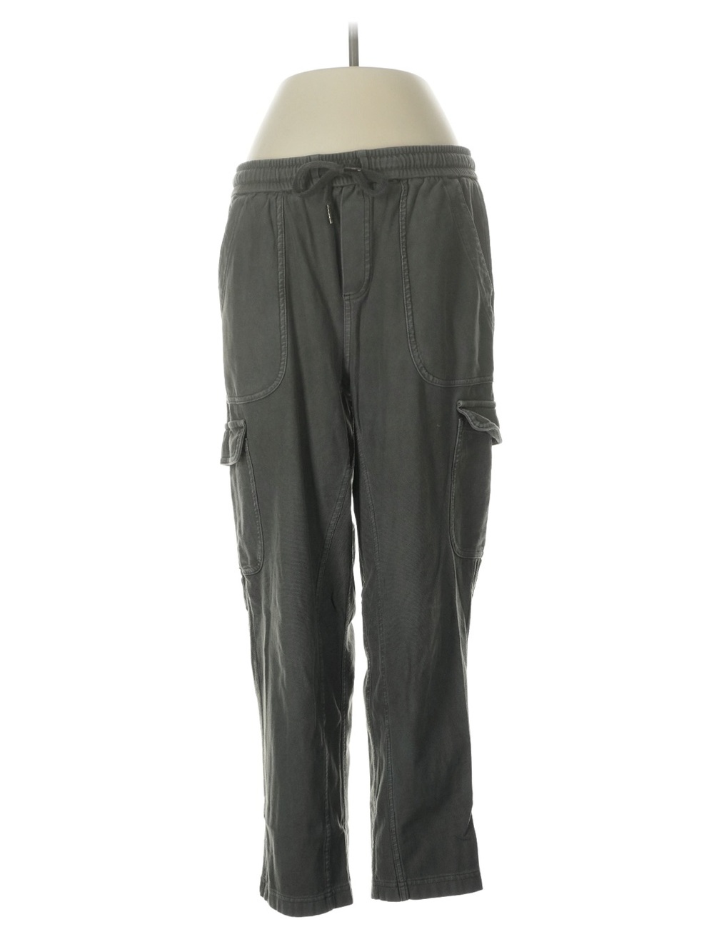 Athleta Drawstring Cargo Pants - Charcoal size 4